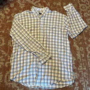 Mens collared shirt. XLT extra large tall button up. 100% cotton